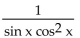<strong>Write the expression in terms of sines and/or cosines, and then simplify. </strong> A) B) C) cos x - sin x D)