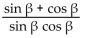 <strong>Write the expression in terms of sines and/or cosines, and then simplify. </strong> A) B) C) D)