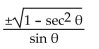 <strong>Express the given trigonometric function in terms of the indicated function. tan in terms of sin </strong> A) B) C) D)