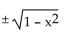 <strong>Find an equivalent algebraic expression for the given composition. sec(arccos(x))</strong> A) B) C) D)