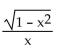 <strong>Find an equivalent algebraic expression for the given composition. sec(arccos(x))</strong> A) B) C) D)