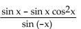Simplify the expression. - 