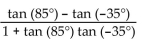 Use trigonometric identities to find the exact value. - 