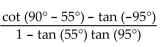 Use trigonometric identities to find the exact value. - 