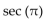 Choose the expression with exactly the same value as the given expression. -