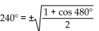 Determine whether the positive or negative sign makes the equation correct. -cos 2