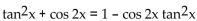 Prove the identity. - 