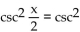 Decide whether the expression is or is not an identity. -c x + cot x csc x