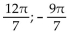 <strong>Find the measures of two angles, one positive and one negative, that are coterminal with the given angle. </strong> A) B) C) D)