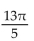 <strong>Convert the degree measure to radian measure. Give the exact answer. 390°</strong> A) B) C) D)