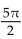 <strong>Convert the degree measure to radian measure. Give the exact answer. 450°</strong> A) B) C) D)