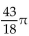 <strong>Convert the radian measure to degree measure. Use the value of found on a calculator and round answers to two decimal places. </strong> A) B) 7.5° C) 215° D) 430°