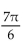<strong>Find the corresponding angle measure in radians. </strong> A) B) C) D)