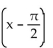 Find the phase shift of the function. -y = cos  