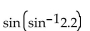Use a calculator to find the approximate value of the composition. Round answers to four decimal places. The expression may be undefined. -