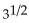 <strong>Evaluate the exponential expression. </strong> A) 9 B) 3 C) D) 27