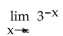 <strong>Use a graph or a table to find the limit. </strong> A) 100 B) C) 0 D)