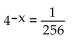 <strong>Solve the equation. </strong> A) {4} B) C) {-4} D)