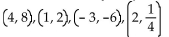 <strong>Fill in the missing coordinate in each ordered pair so that the pair is a solution to the given equation. </strong> A) B) C) D)