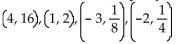 <strong>Fill in the missing coordinate in each ordered pair so that the pair is a solution to the given equation. </strong> A) B) C) D)