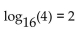 <strong>Write the equation as an equivalent logarithmic equation. </strong> A) B) C) D)