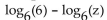 Rewrite the expression as a single logarithm. - 