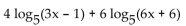 Rewrite the expression as a single logarithm. - 