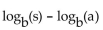 Rewrite the expression as a single logarithm. -