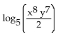 Rewrite the expression as a sum or difference of logarithms or multiples of logarithms. -