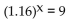 Use a graphing calculator to solve the equation. Round to two decimal places. -