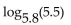 Use a calculator and the base-change formula to find the logarithm to four decimal places. -