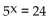 Solve the equation. If necessary, round to thousandths. - 