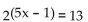 Solve the equation. If necessary, round to thousandths. - 