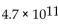 Solve the problem. -The half-life of an element is yr. How long does it take a sample of the element to decay to of its original mass? Use where A0 is the initial amount, T is the half-life, and t is the time. (Express Results in scientific notation, rounded to the nearest hundredth.)