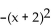 <strong>Tell whether the graph of the function opens up or down. P(x) = - - 1</strong> A) down B) up