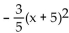 <strong>Tell whether the graph of the function opens up or down. P(x) = - 1</strong> A) up B) down