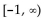 <strong>Solve the quadratic inequality by graphing an appropriate quadratic function.  </strong> A)   B) [-5, -1] C)   D)   <div style=padding-top: 35px> 