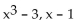 Use synthetic division to find the quotient and remainder when the first polynomial is divided by the second. -