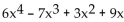 Use synthetic division to find the function value. -f(x) = - 7; find f(2).