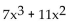 Use the rational zero theorem to find all possible rational zeros for the polynomial function. -P(x) = + 2x - 14