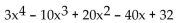Find all of the real and imaginary zeros for the polynomial function. -f(x) =