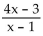 Use division to write the rational expression in the form quotient + remainder/divisor. -