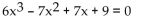 Use the theorem on bounds to establish the best integral bounds for the roots of the equation. -