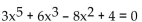 Use the theorem on bounds to establish the best integral bounds for the roots of the equation. -