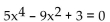 Use the theorem on bounds to establish the best integral bounds for the roots of the equation. -