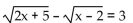 Find all real solutions to the equation. - 