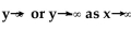 Use the leading coefficient test to determine whether   . -y =  
