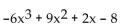 Use the leading coefficient test to determine whether . -y =
