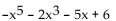 Use the leading coefficient test to determine whether . -y =