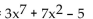 Use the leading coefficient test to determine whether . -y =